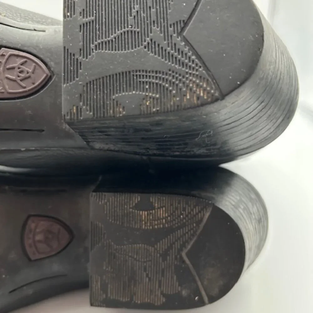 Ariat Women's J Toe Western Boot Black Leather Size 9 Style 10001038 (15771) - Picture 14 of 14